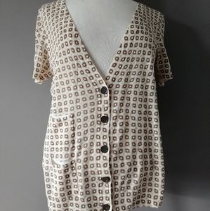 J. Crew silk/linen cardigan